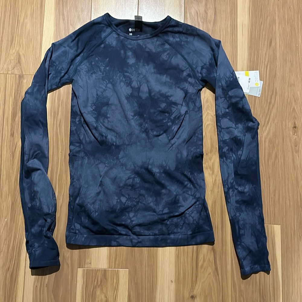 NWT Zella Seamless Navy Eclipse Activewear XS